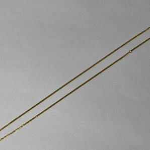 K18 ゴールド 全長約40cm 総重量約3.8g チェーン ネックレスの画像4