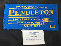 PENDLETON ウールジップアップコート シンサレート メンズ Lサイズ レッド チェック柄 タグあり 冬服_画像7