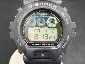 ジャンク 【動作品・訳あり】CASIO カシオ G‐SHOCK ジーショック マッドマン DW-8400 クォーツ 付属品無し ボタン・ネジ欠品