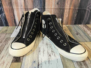 CONVERSE コンバース オールスター 100 スエードセンタージップ HI 1CL745 ハイカットスニーカー ブラック 26cm