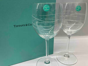TIFFANY&Co. ティファニー　カデンツワイングラスセット　2客　箱付き