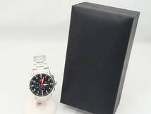 HUNTING WORLD HW-013YL 時計 ハンティングワールド 黒文字盤 クォーツ メンズ 腕時計_画像10