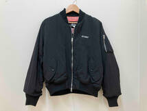 Stussy Women Stssy Designs Bomber Jacket ステューシー ロゴ ボンバージャケット MA-1 ma1 ブルゾン ジャケット バックロゴ　Mサイズ_画像4