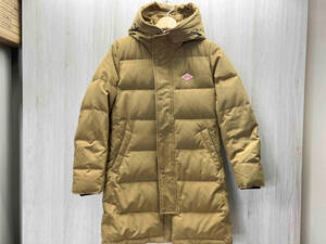 DANTON/ Dan ton with a hood . long down coat JD-8744 LAS simple design mat cloth adult casual hood fur lack of 36