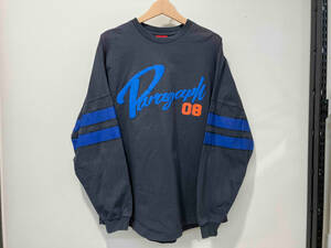 PARAGRAPH パラグラフ 22SS Rugby Team L／S Tee ラグビーチーム 長袖Tシャツ ロンT 1 チャコールグレー コットン 綿 プリント メンズ