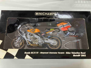 MINICHAMPS 1/12scale Honda RC211V Repsol Honda Team Rider Valentino Rossi Moto GP 2002 ミニチャンプス