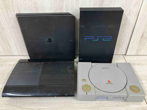 【ジャンク・動作未確認】 SONY PlayStation PlayStation 2/3/4 計4台セット