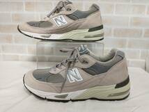 New Balance ニューバランス 991 MADE IN ENGLAND M991GL UK8 26.5cm スニーカー グレー_画像2