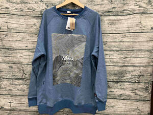 タグ付き 美品 NANGA ECO HYBRID CONTOUR MAPLOGO SWEATSHIRT XLサイズ NAG-S22-CS11