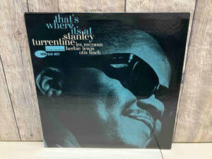 【LP盤】STANLEY TURRENTINE/スタンリー・ タレンタイン THAT’S WHERE IT’S AT VAN GELDER刻印/深ミゾ/US盤/BLUE NOTE BLP4096