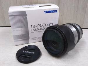 ジャンク TAMRON 18-200mm f3.5-6.3 DiⅢ VC SONY E-mount用 レンズ内カビ 動作未チェック