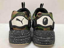 PUMA×A BATHING APE プーマ×アベイシングエイプ Disc Blaze 358846-01 スニーカー メンズ 27.0cm カモブラック_画像3