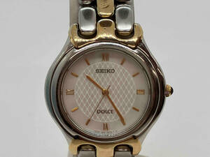 SEIKO Seiko DOLCE Dolce 5E31-6F00 520086 кварц ремень короткий . наручные часы 