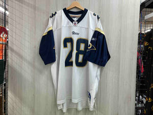 NFL RAMS reebok 半袖 Marshail Faulk 28番 2XL