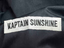 KAPTAIN SUNSHINE KS22FC003 Walker Coat ウールロングコート メンズ サイズ38 ネイビー 22AW 参考定価99,000円 秋冬物_画像7