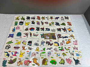  Junk present condition goods set sale Pokemon bread seal 80 sheets and more! Dub . equipped 