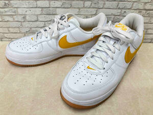 NIKE ナイキ AIR FORCE 1 LOW RETRO QS エアフォース1 ロー レトロ FD7039-100 スニーカー 28.5cm ホワイト×イエロー