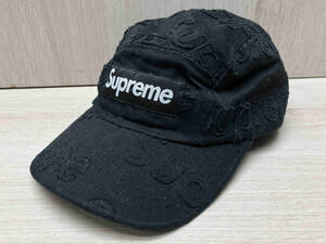 Supreme/シュプリーム 23SS LASERED TWILL CAMP CAP キャップ ブラック コットン