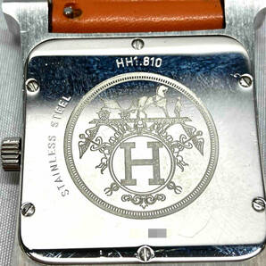 エルメス HERMES Hウォッチ HH1.810 クォーツ レディース ※本体のみ 電池交換済の画像3