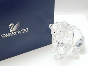 SWAROVSKI スワロフスキー フィギュリン グリズリー 置物 オブジェ 店舗受取可