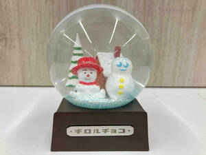 chiroru Special made design original snow dome chiroru chocolate elected goods 