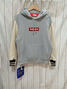 Supreme × JUNYA WATANABE MAN 21AW Customized Box Logo Hoodie パーカー サイズM タグ付き シュプリーム ジュンヤワタナべマン グレー