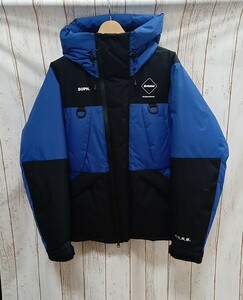 F.C.R.B.(F.C.Real Bristol) DOWN BENCH PARKA FCRB-192012 Sサイズ ダウンジャケット エフシーレアルブリストル ブルー メンズ