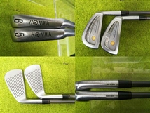 HONMAGOLF/K18/LB-708/SUPER LIGHT TITANIUM CARBON/FLEX S/3~11,S/10本/アイアンセット/ホンマゴルフ_画像5