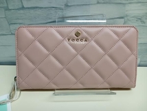 美品 TOCCA トッカ PVTZSW0150 PILA LONG WALLET 長財布 ピンク_画像2