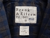 Frank＆Eileen フランクアンドアイリーン チェック ウール 9920700019 長袖シャツ ネルシャル_画像3