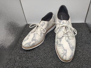 COLE HAAN コール ハーン メンズドレスシューズ サイズ 8 1/2 グレー・型押