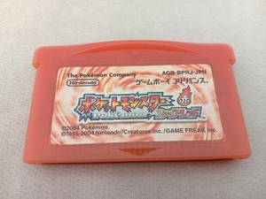 動作確認済 箱取説なし ゲームボーイアドバンス GBA 【ワイヤレスアダプタなし】ポケットモンスター ファイアレッド(再販)