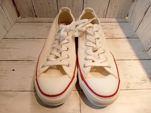 スニーカー CONVERSE コンバース USA製 90s ALL STAR ローカット ホワイト 25.5cm 人気