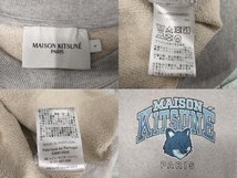 MAISON KITSUNE/CAMPUS FOX REGULAR SWEATSHIRT/キャンパスフォックスレギュラースウェットシャツ/メゾンキツネ/LM00305KM0001/L/グレー_画像5