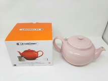 LE CREUSET ル・クルーゼ Short Round Teapot ショートラウンドティーポット Chiffon Pinkシフォンピンク 1.3L 付属品は画像の物が全てです_画像1