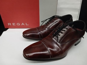 REGAL REGAL 152S メンズ 25.0 ドレスシューズ スクエアトゥ ワイン ビジネスシューズ