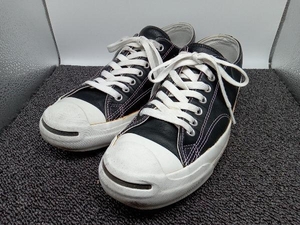 CONVERSE コンバース ローカットスニーカー レザー 1B985 サイズ27.5cm ブラック 黒