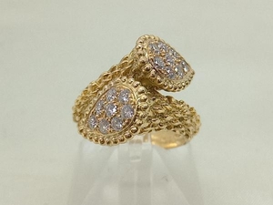 【Boucheron】ブシュロン K18 セルパンボエム トワエモア 12.5号 54 リング 指輪 11.6g 金 貴金属 ゴールド ダイヤモンド ジュエリー 中古