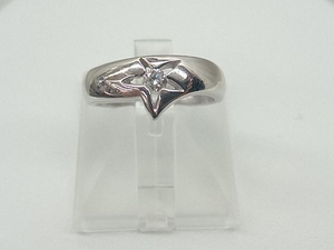 [K9] jewelry maki11 number |4.2g diamond 0.09ct ring ring precious metal accessory lady's used 