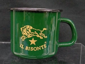 IL BISONTE イル・ビゾンテ マグカップ グリーン ブラック ゴールド