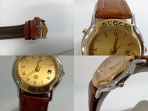 ジャンク 【1円スタート】不動　GUCCI　グッチ　8200JR　腕時計　レディース　クォーツ_画像7