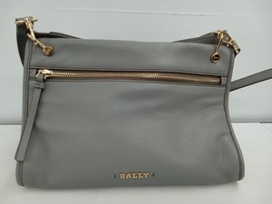 BALLY バリー レザー ショルダーバッグ 2way グレー BLOOM HOBO.O レディース 保存袋付 内側に汚れ有