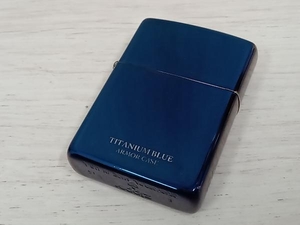 ZIPPO TITANUM BLUE ARMOR CARE 2014年製