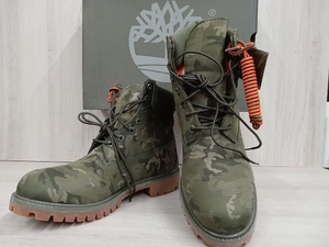 Timberland グリーン A2417 トレッキングブーツ TB0A1U91 26.5cm 迷彩柄