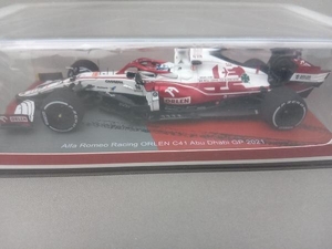 Spark model 1/43 Alfa Romeo Racing ORLEN C41 No.7 Alfa Romeo Sauber F1 Team Abu Dhabi GP 2021 Kimi Raikkonen