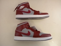 NIKE AIR JORDAN 1 MID Team Red ナイキ エア ジョーダン 1 ミッド チーム レッド スニーカー DQ8426-615 27.5cm_画像5