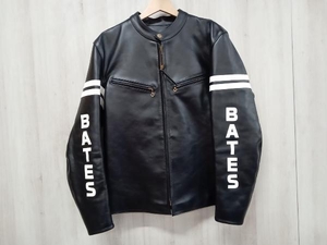 BATES ベイツ シングルライダースジャケット ブラック SIZE:44