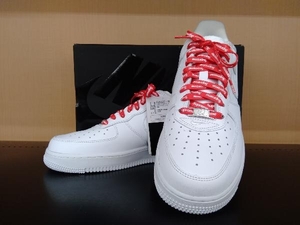 NIKE スニーカー NIKE x SUPREME/AIR FORCE LOW WHITE/エアフォースワン／箱・黒タグ・シューレース付属／26.5cm