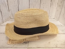 ecua andino hats エクアドル製 パナマハット Lサイズ ストローハット 麦わら帽子_画像2