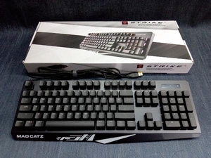 【1円スタート】スプラトゥーン2 （G5-）Mad CATZ S.T.R.I.K.E. 4 KS13MMUSBL000-0J キーボード (▲ゆ18-09-04)